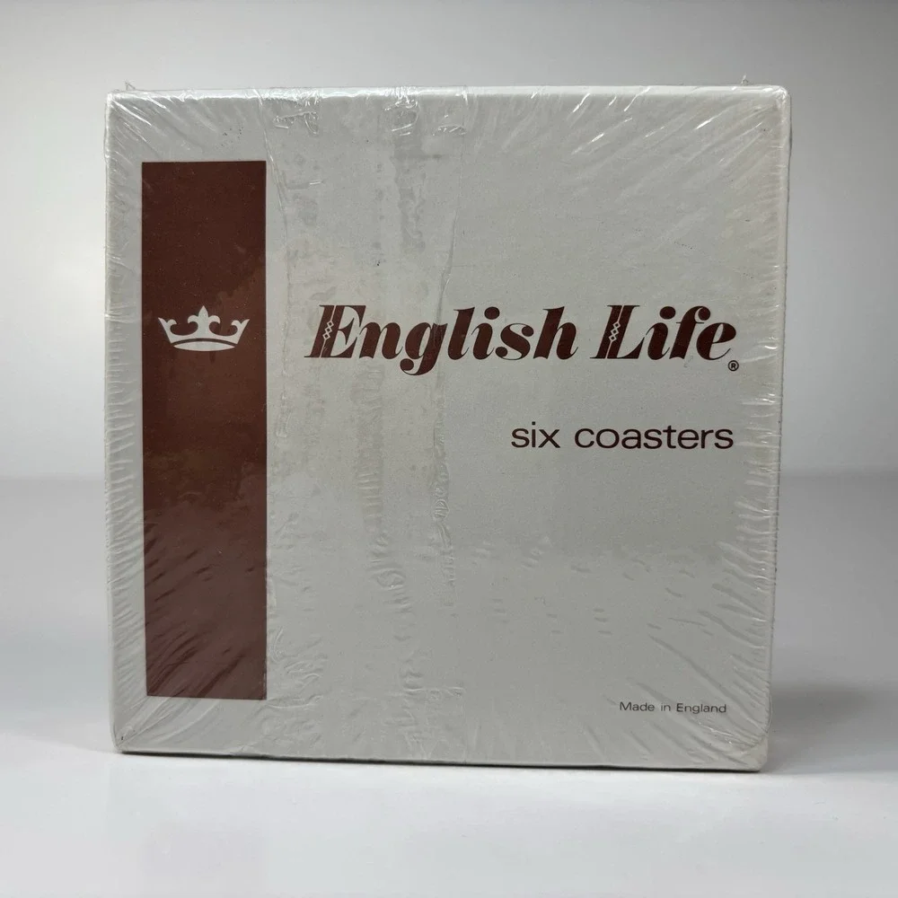 Lenox Vintage English Life Coasters set of 6 